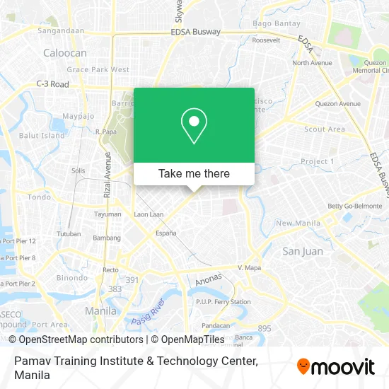 Pamav Training Institute & Technology Center map