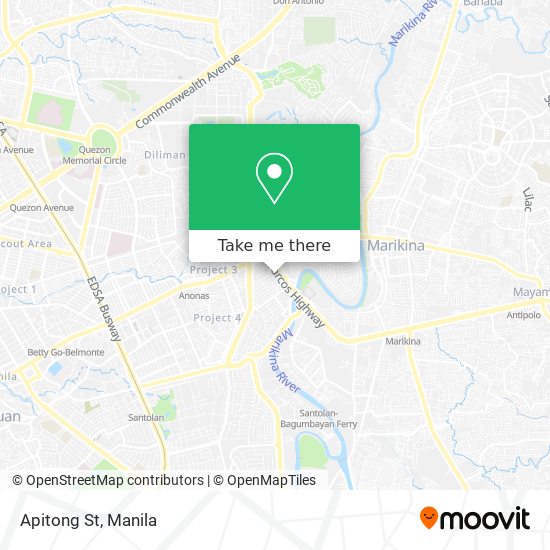 Apitong St map