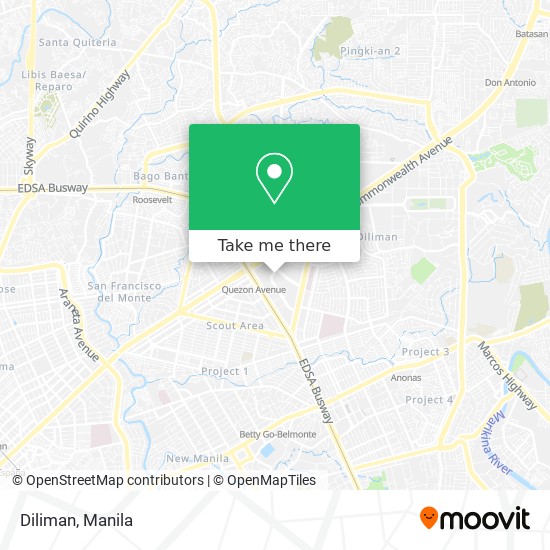 Diliman map