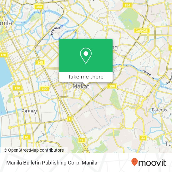 Manila Bulletin Publishing Corp map