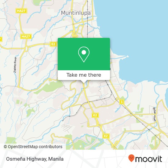 Osmeña Highway map