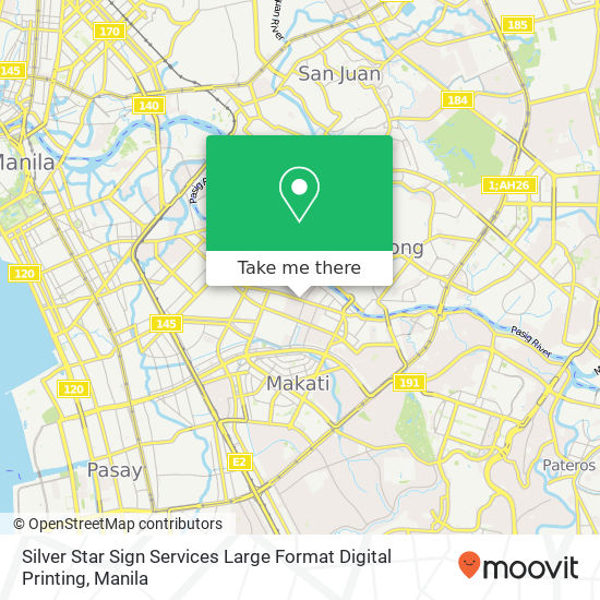 Silver Star Sign Services Large Format Digital Printing map