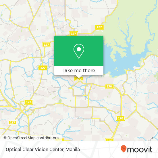 Optical Clear Vision Center map