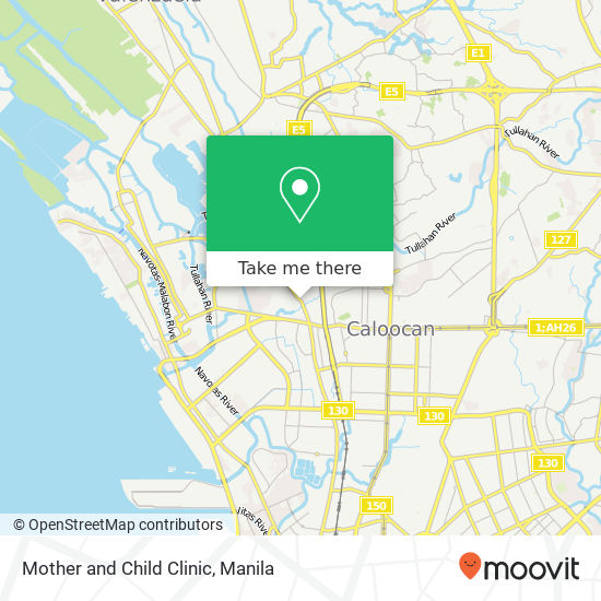 Mother and Child Clinic map