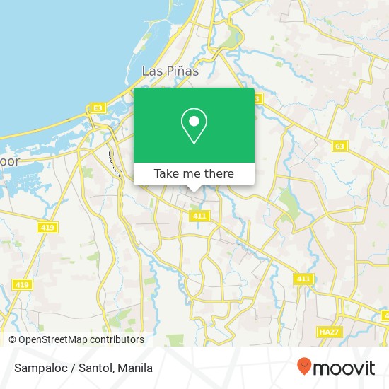 Sampaloc / Santol map
