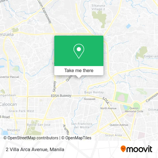 2 Villa Arca Avenue map