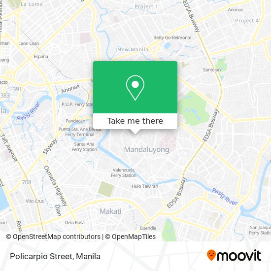 Policarpio Street map