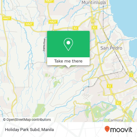 Holiday Park Subd map