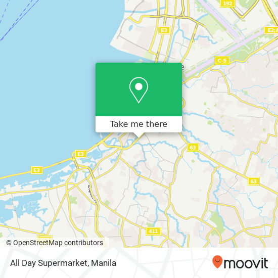 All Day Supermarket map