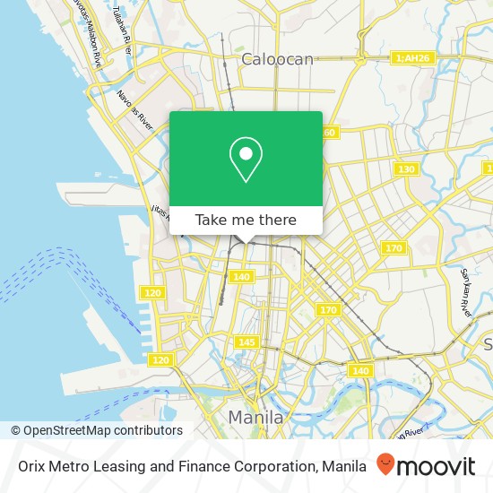 Orix Metro Leasing and Finance Corporation map