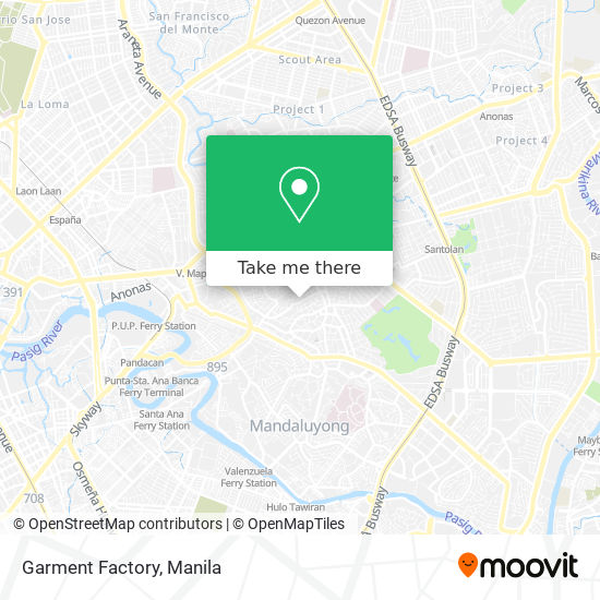 Garment Factory map