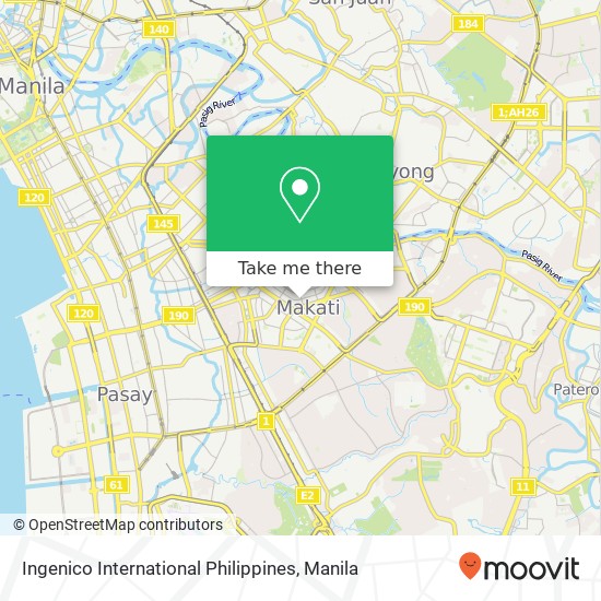 Ingenico International Philippines map