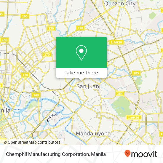 Chemphil Manufacturing Corporation map