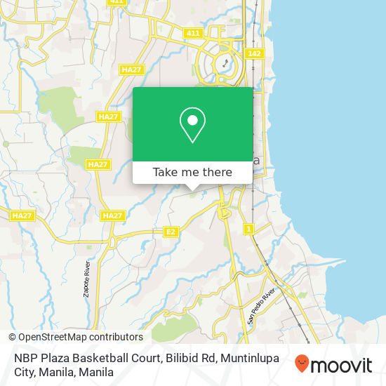 NBP Plaza Basketball Court, Bilibid Rd, Muntinlupa City, Manila map