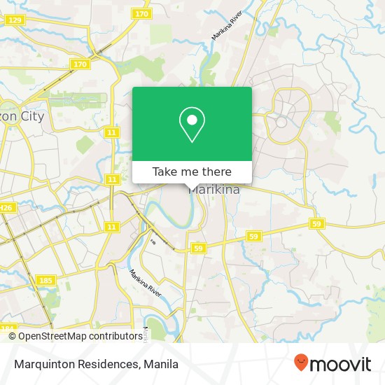 Marquinton Residences map