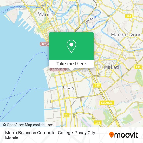 Metro Business Computer College, Pasay City map