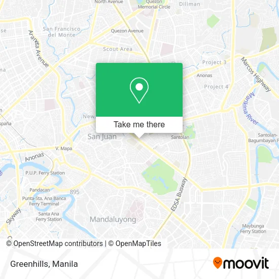 Greenhills map