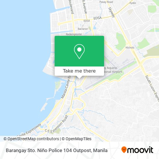 Barangay Sto. Niño Police 104 Outpost map