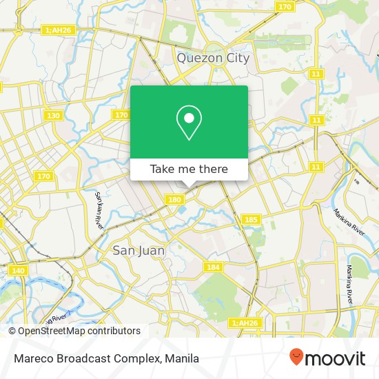 Mareco Broadcast Complex map