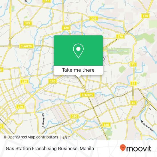 Gas Station Franchising Business map
