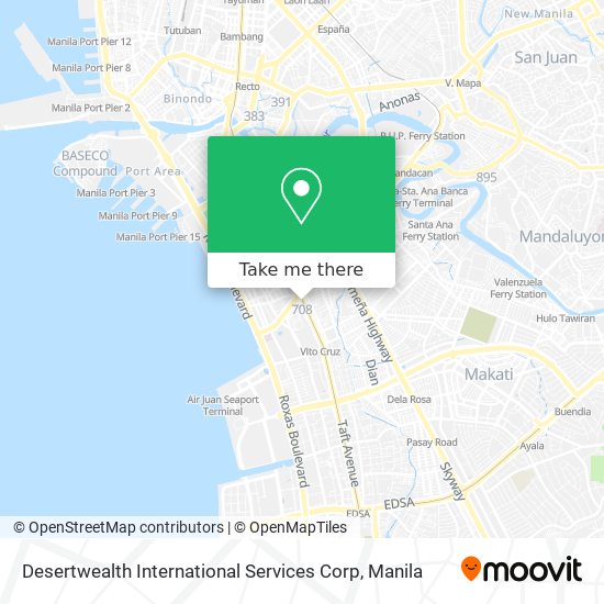 Desertwealth International Services Corp map