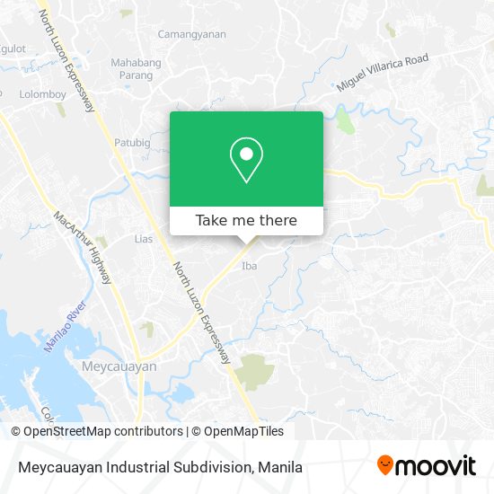 Meycauayan Industrial Subdivision map