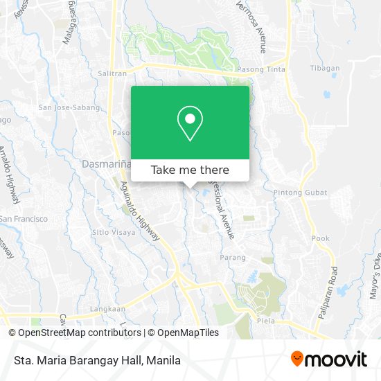 Sta. Maria Barangay Hall map