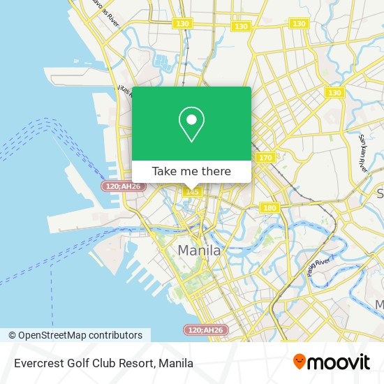 Evercrest Golf Club Resort map