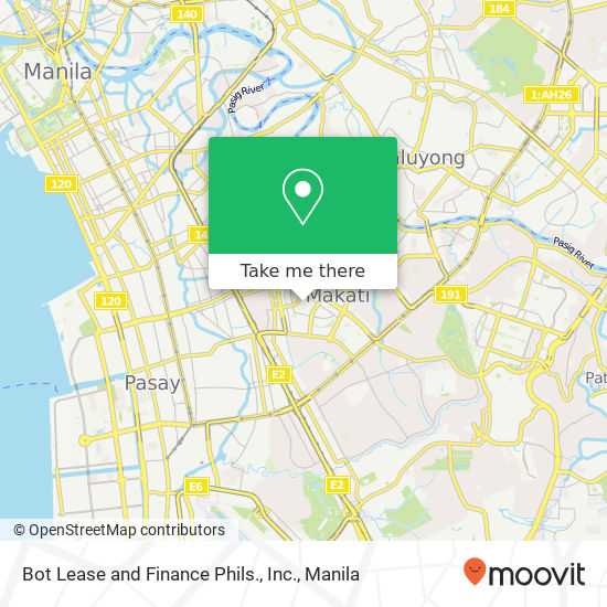 Bot Lease and Finance Phils., Inc. map