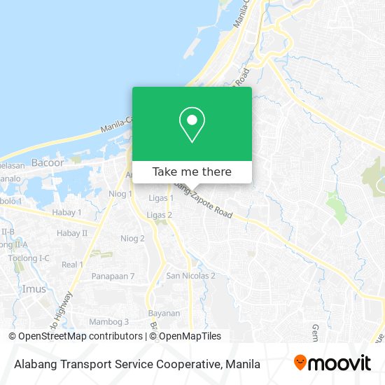 Alabang Transport Service Cooperative map