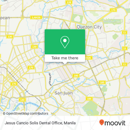 Jesus Cancio Solis Dental Office map