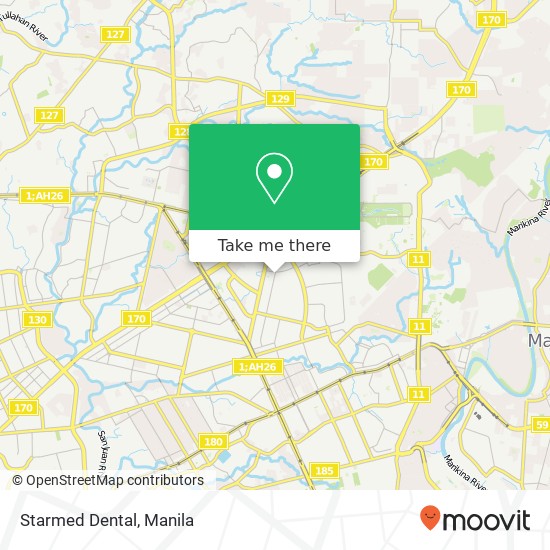 Starmed Dental map