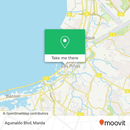 Aguinaldo Blvd map
