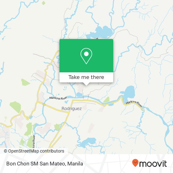 Bon Chon SM San Mateo map