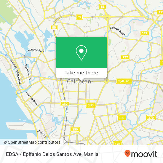 EDSA / Epifanio Delos Santos Ave map