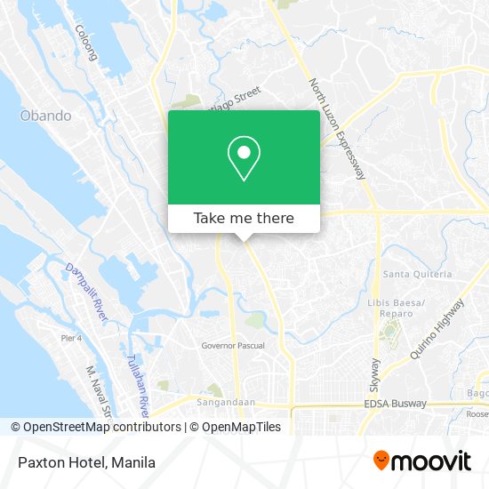 Paxton Hotel map
