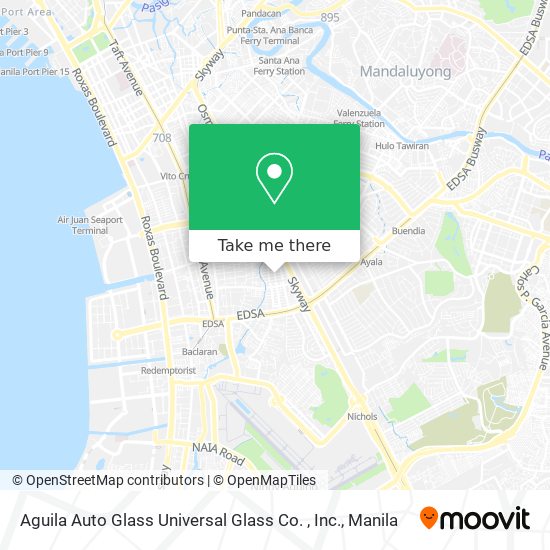 Aguila Auto Glass Universal Glass Co. , Inc. map