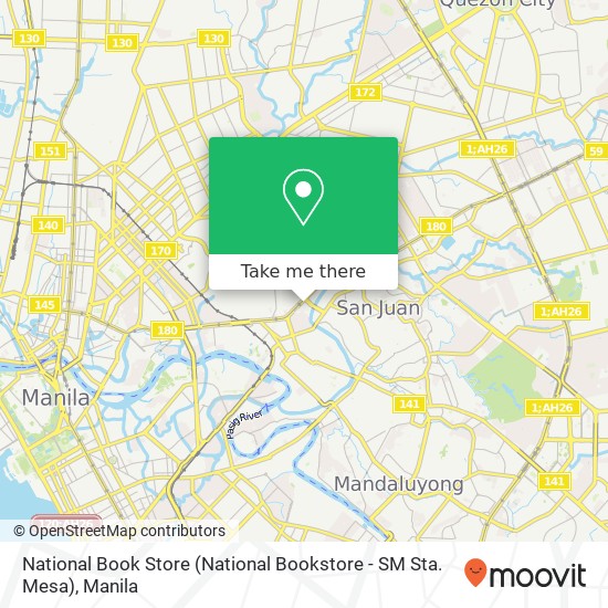 National Book Store (National Bookstore - SM Sta. Mesa) map