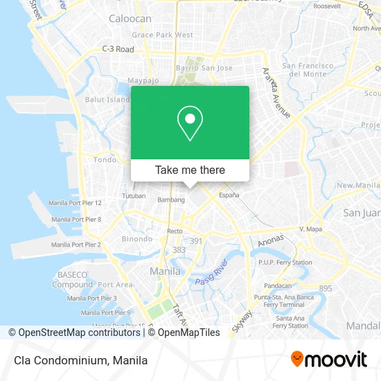 Cla Condominium map