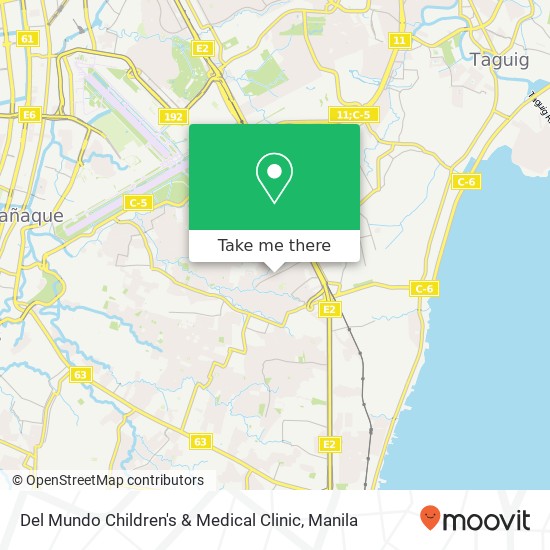 Del Mundo Children's & Medical Clinic map