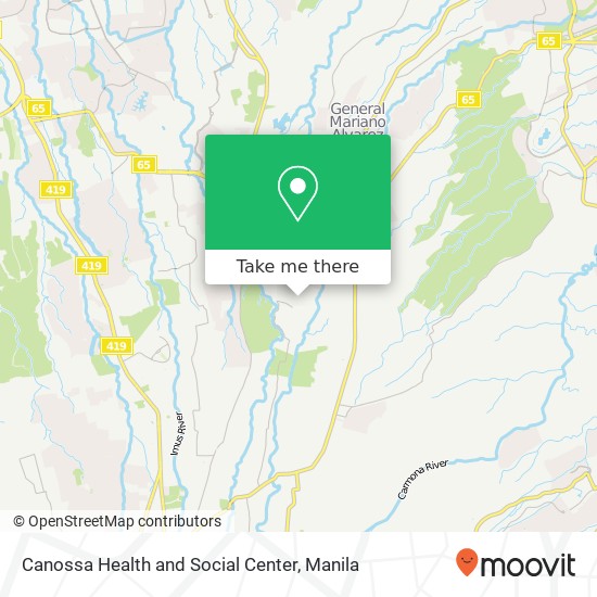 Canossa Health and Social Center map