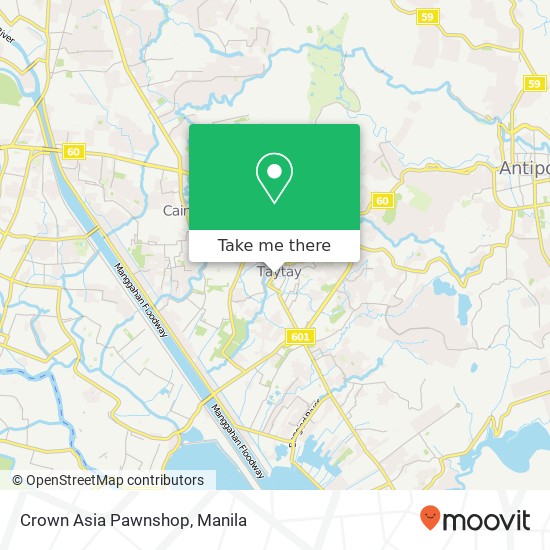 Crown Asia Pawnshop map