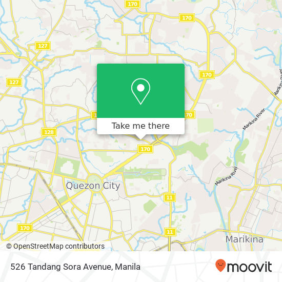 526 Tandang Sora Avenue map