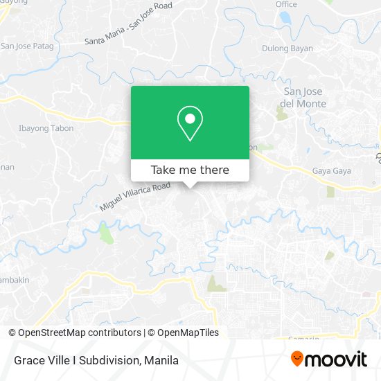 Grace Ville I Subdivision map