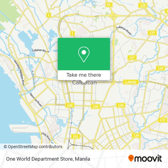 One World Department Store map