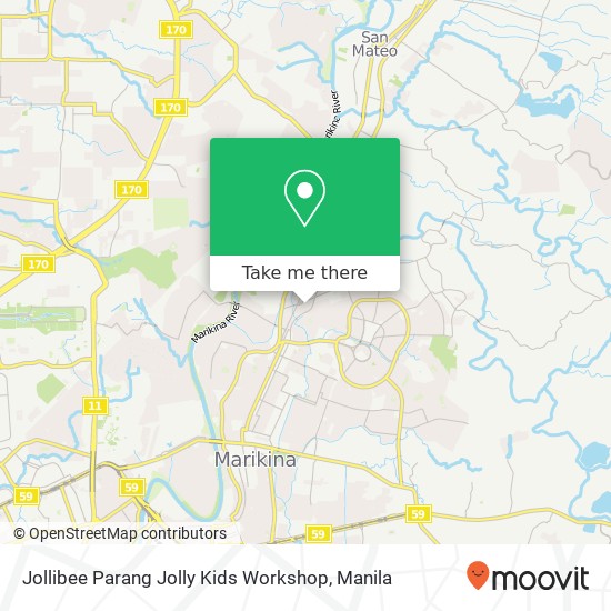 Jollibee Parang Jolly Kids Workshop map