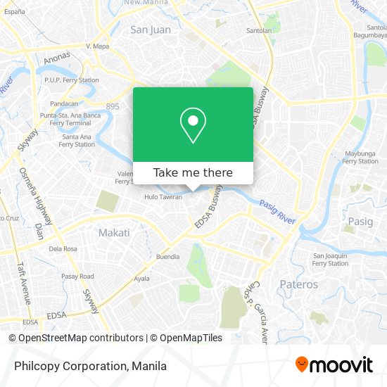 Philcopy Corporation map