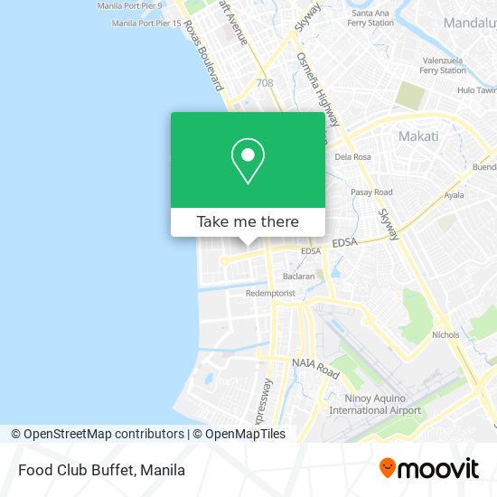 Food Club Buffet map