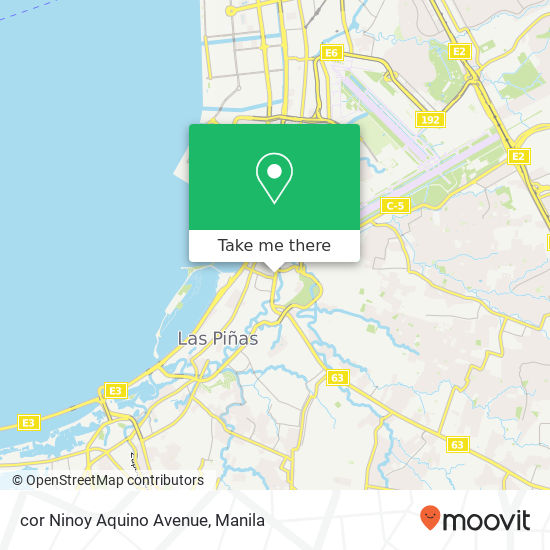cor Ninoy Aquino Avenue map