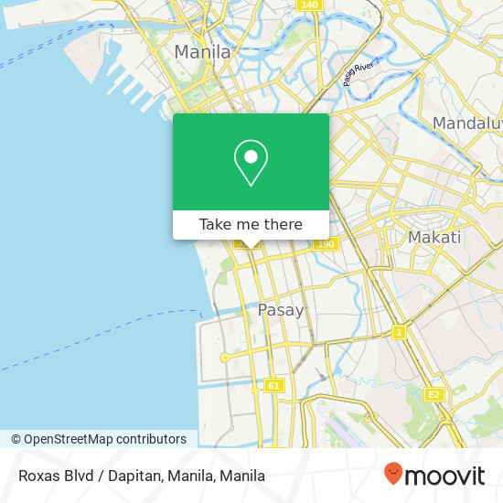 Roxas Blvd / Dapitan, Manila map